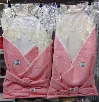 -Конверт-одеяло 2020ун Разноцв. Муслин с бантом хлопок лето  Россия    11