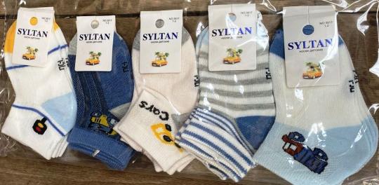 Носки 3917м  р.15  разноцв. мал. Сетка Султан     6