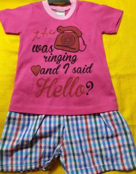 -Костюм 3868д  р.68  разноцв.дев. 100% хл. Турция    4   (80)   350