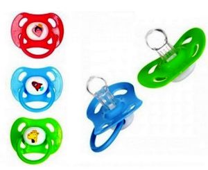 Пустышка-соска 394 силик.с прикусом 0-6мес.цветн.    2