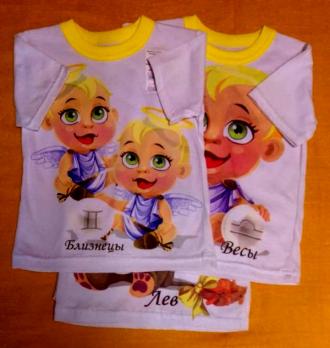 Футболка 31д  р.92 разноцв дев. кулирка Россия    2   270